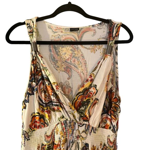 Lascana By Venus Maxi Dress Size L Multicolor Artsy  Summer Beachy Boho - Picture 5 of 12